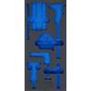 BGS 4031-1 | Modulo per carrelli portautensili 1/3 | vuoto | per BGS 4031