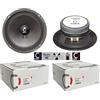 Ciare 2 WOOFER CM200N CM 200N altoparlante 20,00 cm 200 mm 8 da 120 watt rms 250 watt max impedenza 4 ohm portiere sportelli competizioni spl 96 db, a coppia + 5 adesivi omaggio