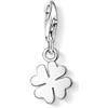 Thomas Sabo Charm Club Trifoglio Pendente da Donna in Argento Sterling 925 0050-001-12