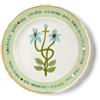 BITOSSI HOME PIATTO FRUTTA 20,5 CM, BOTANICA VERDE FILO ORO, BOT0002