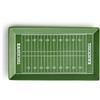 40YARDS Piatto da football americano campo da gioco in ceramica per hamburger, patatine fritte e altro ancora, decorazione per feste di football
