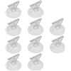 The Lord of the Tools - Set 10 Pz Trasparente Strumento di Rimozione e Sostituzione Lampadina - Ventosa Forte Aspirazione per LED Alogena GU10 MR16 PVC 35mm
