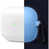 elago Custodia Silicone Compatibile con AirPods 3 Cover Case - Premium in Silicone, Supporta la Ricarica Wireless, Protezione Antiurto (Nightglow Blu)