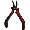 KS Tools 500.7022 Pinza di Precisione a Punte Mezzotonde, Piegate, 130 mm