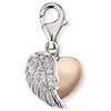 Engelsrufer Fermaglio Charm Donna argento - ERC-HEARTWING-BICOR
