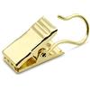 Coideal Pinza per tenda dorata con ganci, 100 pezzi piccolo morsetto per tende in acciaio inossidabile per decorazione di matrimonio, foto, arte artigianale Dispaly (oro)