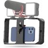 ULANZI U-Rig Pro Smartphone Video Rig, Stabilizzatori Video e Supporti per Smartphone con 3 Cold Mount, Gimbal per Vlogging con Impugnatura Regolabile per iPhone/Galaxy/Huaiwei/Xiaomi Vlog Youtuber