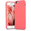 kwmobile Custodia Compatibile con Apple iPhone 6 / 6S Cover - Back Case per Smartphone in Silicone TPU - Protezione Gommata - corallo fluorescente