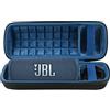 co2CREA Duro Custodia Viaggio Caso Copertina per JBL Flip 6/JBL Flip 5 Speaker Bluetooth Portatile(solo scatola) (Nero + Blu)
