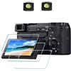 ULBTER Pellicola per Sony Alpha a6600 a6400 a6300 a6100 a6000 a5000 e Hot Shoe, vetro temperato protettiva schermo Durezza 9H antigraffio anti-impronte [3 pezzi]