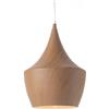 LUSSIOL Sospensione 60 W, Bois Miel, ø24 x H30 cm