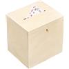 Creative Deco Scatola Porta Buste Matrimonio in Legno | 29 x 25 x 30 cm | Salvadanaio in Legno Grande, Wedding Post Box con Serratura e Chiave | Porta Carte per Offerte e Biglietti