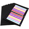 THXMADAM 20 pcs Pagine Aggiuntive Nero Carta Dimensione 21x15CM per Scrapbook Album Fotografico Dimensione 22x18CM,per Album Foto 'Piccolo'