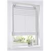 Rollos & More Tenda a pacchetto Kessy, 45, 60, 80, 100 x 140 cm, Tessuto, bianco, ca. 45 x 140 cm