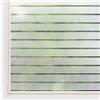 rabbitgoo Pellicola per Vetri Finestre Privacy con Motivo a Strisce 90x200cm, Pellicole Adesivo Satinata Opaca Decorativa, Pellicola Privacy Finestre Non Adesiva per Ufficio, Cucina e Casa