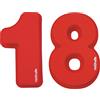 HotShuffle grande numero di silicone 18 Tortiera stampo xviii regalo di compleanno 1 8