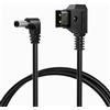 Alvin's Cables Anton Bauer Power Tap D-Tap a 2.1 DC 12V ad angolo retto Cavo di alimentazione per KiPRO LCD monitor 60CM