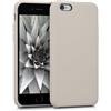 kwmobile Custodia Compatibile con Apple iPhone 6 / 6S Cover - Back Case per Smartphone in Silicone TPU - Protezione Gommata - marrone grigio