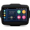 ESTOCK1 Car tablet Android 11 per Jeep Renegade Carplay integrato 2015-2021 4GB di ram 32GB di rom 9 pollici GPS autoradio navigatore WI-FI Bluetooth MirrorLink