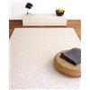 floor factory tappeto moderno Colors bianco 200x200cm tappeto shaggy pelo lungo super economico