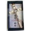 GTBITALY 10.004.21 Bianco Croce Oro Bianco San Benedetto 20 CM Smaltato con Scatola Regalo Santo Benedetto Esorcismo Sacerdote Esorcismo Sacerdote Sorella Chiesa