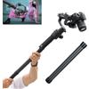 HAFOKO Professionale Carbonio Fibra Estensione Polo Bastone Asta 1/4'' Compatibile per DJI RS4/RS4 PRO/RS3 Mini/RS3/RS3 PRO/RS2/RSC2/Ronin S/Ronin SC/Zhiyun Crane 3 Weebill Gimbal Stabilizzatore