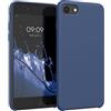 kwmobile Cover compatibile con Apple iPhone 7 / 8 - Custodia in silicone TPU - Back Case protezione cellulare blu scuro