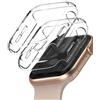 Ringke Slim Compatibile con Cover Apple Watch Serie 6/SE/5/4 44mm, Custodia PC Antigraffio (2 Pezzi) - Clear