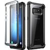 i-Blason Cover Samsung Note 8, Custodia Rigida con Protezion per Schermo [Serie Ares] TPU Bumper Rugged Case per Samsung Galaxy Note 8 2017, Nero