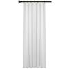 WOLTU Tende Opache, conveniente per camera da letto/soggiorno/biblioteca, con Occhielli Tenda Drappeggio Oscurante per Finestra Termica Isolante 1 Pannelli Bianco 135x245cm