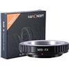 K&F Concept - Adattatore di montaggio per obiettivo Leica39 con attacco a vite SLR a Fuji X-Series X-Pro1 FX Fuji X Mount fotocamera Mirrorless come Fuji XT2 XT20 XE3 XT1 X-T2