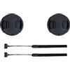 PROfezzion 2 Pezzi Tappo Coprilente 37mm Copriobiettivo Frontale per Olympus OM-D EM10 Mark III II EPL9 EPL8 EPL7 EPL6 EPL5 EPL4 EPL3 EPL2 EP3 con Obiettivo Kit 14-42mm f/3.5-5.6 e altri Obiettivi da 37mm