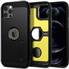 Spigen Cover Tough Armor Compatibile con iPhone 12 Compatibile con iPhone 12 Pro - Nero
