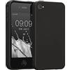 kwmobile Custodia Compatibile con Apple iPhone 4 / 4S Cover - Back Case per Smartphone in Silicone TPU - Protezione Gommata - nero