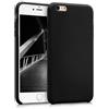 kwmobile Cover per Apple iPhone 6 Plus / 6S Plus Custodia - Back Case per Smartphone in Silicone TPU - Protezione Gommata - nero matt