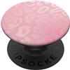 PopSockets Phone Button Holder Pop Up Knob Cute Rose Pink Leopard Print Supporto e Impugnatura per Smartphone e Tablet