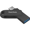 SanDisk 64GB Ultra Dual Drive Go Unità flash USB Type-C con connettori USB reversibili di Tipo C e Tipo A, per smartphone, tablet, Mac e computer, fino a 150 MB/s, Nero