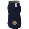 Izefia Cane Maglione Cane Vestiti Felpa con Cappuccio Maglione di Lana con Cappuccio Inverno Caldo Dolcevita Maglione Cappotto in Pile per Piccolo Cane Medio