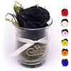 Rosen-Te-Amo | regalo festa della Mamma | rosa stabilizzata vera profumata nera in vaso per fiori in vetro | scatola regalo dal design raffinato || Composizioni artigianali rosa eterna| regalo donna