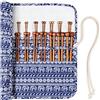 Coopay Set di Ferri da Maglia in Bambù, 36 pezzi, 25cm, 2,0mm - 10,0mm, Set di Ferri da Maglia a Punta Singola per Principianti e Professionisti