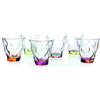 RCR Cristalleria Italiana BICCHIERE 1RCR-26019020006 RIFLESSI LIQUORE BICOLOUR - 6 COLORI RCR