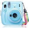 FINTIE Custodia per Fujifilm Instax Mini 11 - Protettiva Borsa in Cristallo PVC con Tracolla Regolabile, Crystal Clear