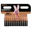 Duracell Blister 12 pile Duracell Plus 100 - AAA MiniStilo DU0221