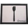 Backhaus Tappetino da Forno Antiaderente in Silicone & Spatola da Backhaus® | Set in Silicone di Grado Professionale | OFFERTA LIMITATA : Spatola gratis coordinata inclusa | Dimensioni Standard:30x40cm (Nero)