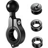 iMESTOU Adattatore per Montaggio a Sfera Alluminio con Base a Sfera da 1 Adatto al Manubrio di Diametro da 2,2-3,2 cm Compatibile con Supporti per Telefono Ram Prese a Sfera da 1 Pollice