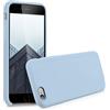 kwmobile Custodia Compatibile con Apple iPhone 6 / 6S Cover - Back Case per Smartphone in Silicone TPU - Protezione Gommata - blu chiaro matt