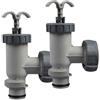 BLUE BAY Kit Risparmio con 2 Valvole Saracinesca Shut Off per chiusura e mandata piscine fuoriterra