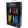 Spear & Jackson COLOURS3PS Colori: spatola, forchetta e trapiantatrice