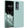 kwmobile Cover per Oppo Find X3 Neo Custodia - Back Case per Smartphone in Silicone TPU - Protezione Gommata - menta
