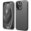 elago Silicone Liquido Custodia Cover Compatibile con iPhone 13 Pro Case (6.1), Cover Protettiva per Fotocamera con Schermo Intero, Antiurto, Custodia Morbida Microfibra Antigraffio (Grigio Scuro)
